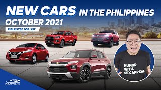 New Cars in the Philippines October 2021  Philkotse Top List [upl. by Ynalem]