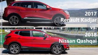 2017 Renault Kadjar vs 2018 Nissan Qashqai technical comparison [upl. by Notsob765]