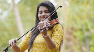 snehithane snehithane Violin cover by Aparna Babu 🎻 AR Rahman reels trending violin melody [upl. by Annabela]