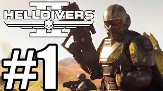 Helldivers 2 Gameplay Walkthrough Part 1  First 53 Minutes [upl. by Ekusuy307]