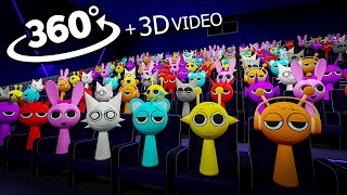 Incredibox Spurnki 360° 3D Experience CINEMA HALL 3D VR Animation [upl. by Llerrah665]