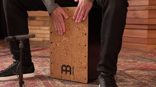 MEINL Percussion  Pickup Woodcraft Series Cajon  Makah Burl  PWCP100MB [upl. by Ailema]