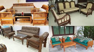 Latest Wooden Sofa Set Designs  Wooden Furniture  Modern sofa set ideas [upl. by Yerffeg]