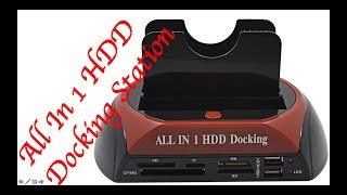 All In 1 HDD Docking Station Dual USB 20 25quot 35quot IDE SATA External HDD Box Aliexpress Unboxing [upl. by Yesmar]