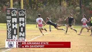 Red Wolves Live 15 Rugby beats 14 Davenport [upl. by Engeddi]