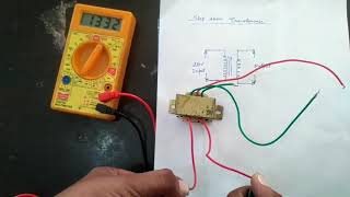 How to Check Primary and Secondary of Step Down TransformerBS EEI [upl. by Dorthea]