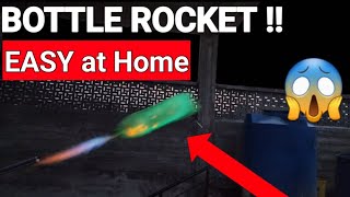 How To Make ROCKET At Home  Easy  Best Homemade Bottle Rocket  Easy Rocket at Home [upl. by Yauqaj577]