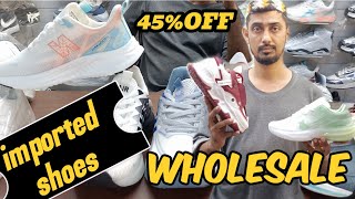 Wholesale imported shoes Market in Mumbai  upto 45 discount market wholesale footwear [upl. by Olatha]