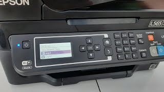 Cara setting copy adf ukuran kertas legal printer epson l565 [upl. by Akenna]