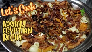 Koshari Egyptian Recipe How To Cook Koshari  marahjaycollection [upl. by Nnylyahs]