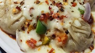 Famous cheese momos at Jammu  jammu street food kaladi pizza momos  shorts streetfood [upl. by Akeim]