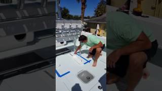 Installing a cooler slide from Birdsall Marine [upl. by Nannie]