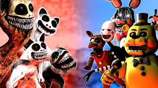 SFM FNaF FNAF Hoaxes vs Zoonomaly Monsters [upl. by Norok]