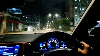 Lockdown Car Driving Whatsapp Status Night  Night Out Car Whatsapp Status  CarNama [upl. by Hanser]