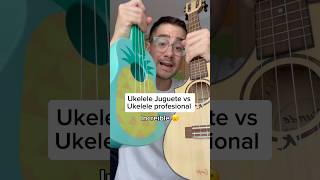 UKELELE DE JUGUETE VS UKELELE DE PLÁSTICO sorprendente😮 [upl. by Anigger]