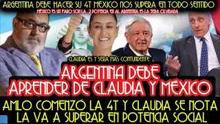 CLAUDIA ES MÁS CONTUNDENTE ARGENTINA NECESITA SU 4T YA MÉXICO ES LA GUÍA Y FARO APRENDAMOS DE ELLA [upl. by Tavish663]