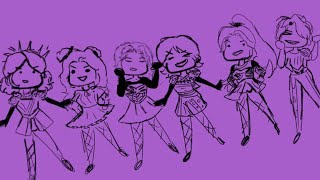 Haus of Holbein really crappy animatic  musical SIX [upl. by Elvin]