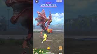 9s Coral pukei vs 102 pink Rathian gunlance mhnow monsterhunternow monsterhunter [upl. by Mcnally]