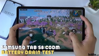 Samsung Galaxy Tab S8 Call of Duty Gaming test  Snapdragon 8 Gen 1 120Hz Display [upl. by Buffum991]