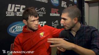 UFC 126 Forrest Griffin on His Place in Rankings British TV Shows [upl. by Leugar]