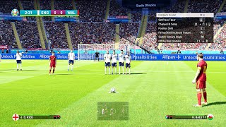 I Recreated Bales Free Kick Goal vs England PES 2021 [upl. by Hailat]