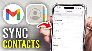 How To Sync Gmail Contacts To iPhone  Full Guide [upl. by Subocaj]