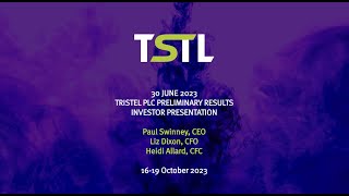 TRISTEL PLC  Preliminary results [upl. by Irdua976]