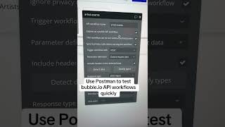 Quickly build Bubbleio backend APIs using Postman [upl. by Rotceh]