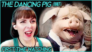 The Dancing Pig 1907 FIRST TIME WATCHING Reaction amp Commentary [upl. by Akehsat]