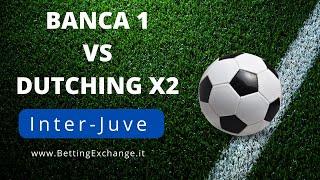 Banca 1 o Dutching X2  InterJuve  Diretta Betting Exchange  Puntata n 183 [upl. by Franciscka]