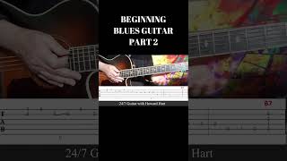 BEGINNING BLUES GUITAR PART 2 shortsfeed shortsvideo bluesguitarlesson beginningbluesguitar [upl. by Pinkerton730]