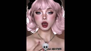 Power Of Makeup part14 ☠️ edit makeup shorts [upl. by Netti]