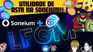 Token ASTR na SONEIUM Testnet incentivada CHEGANDO [upl. by Salvador]