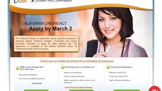 Step 2 How to Apply for Financial Aid FAFSA or CA Dream Act [upl. by Gibbie]