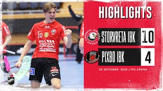 Highlights Storvreta IBK vs Pixbo IBK 104 [upl. by Spindell]