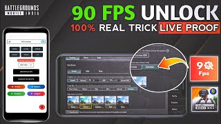 HOW TO USE 90 FPS GFX TOOL  HOW TO UNLOCK 12090FPS IN PUBG amp BGMI LATEST v35  UNLOCK MAXIMUM FPS [upl. by Almira]