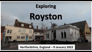 Exploring Royston Hertfordshire England  9 January 2022 [upl. by Lambert]