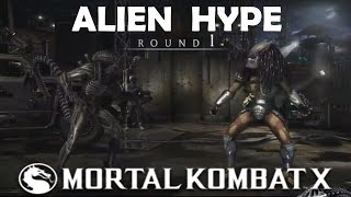 Mortal Kombat X  Alien Gameplay Match [upl. by Ambler]