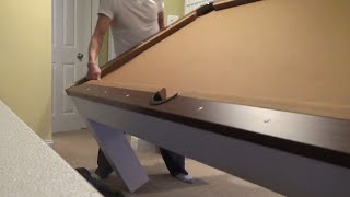 HATHAWAY NEWPORT 7 FOOT POOL TABLE DINING TABLE TENNIS COMBO CUSTOMER REVIEW AND CLOSER LOOK [upl. by Amsa]