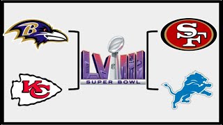 NFL Conference Championship Playoff Predictions and Statistical Analysis 20232024 [upl. by Aetnahc334]