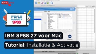 Tutorial Installatie amp Activatie van SPSS 27 voor Mac  SURFspot [upl. by Burney]