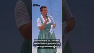 Ronja Forcher im Dirndl  instagram 25082023 [upl. by Bushore]