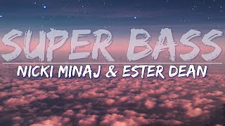 Nicki Minaj amp Ester Dean  Super Bass Clean Lyrics  Video [upl. by George]