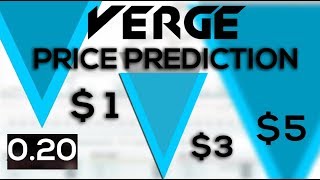 Verge Price Prediction Verge Bigger than Monero [upl. by Noffets]