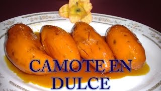 CÓMO PREPARAR ESTE DELICIOSO CAMOTE EN DULCE DE PILONCILLO MAS RICA IMPOSIBLE [upl. by Mareah456]