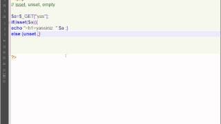 php ders 4 isset unset empty [upl. by Christin403]