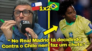 VEJA O DESABAFO DO NETO SOBRE O JOGO FRACO DE ENDRICK CONTRA O CHILE HOJE VENCEU MAIS NÃO CONVENCEU [upl. by Rocca384]