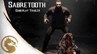 Mortal Kombat 1  Sabretooth Gameplay Trailer Victor Creed [upl. by Sumaes]