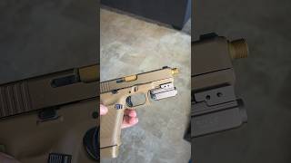 A Must 19X Upgrade Gold Barrel w compensator otw glock guns 9mm gold [upl. by Ariajay516]