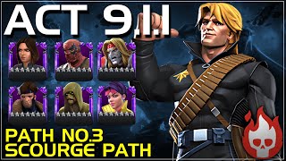 MCOC Act 911  Path 03  Scourge Path  Archangel vs Longshot  2024 [upl. by Alikat]